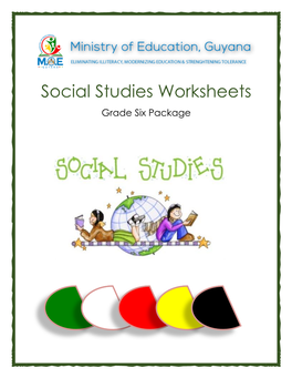 Social Studies Worksheets Grade Six Package