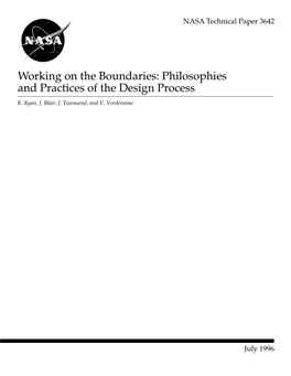 Philosophies and Practices of the Design Process