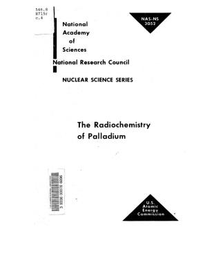 The Radiochemistry of Palladium