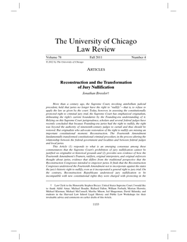 515683 Chicago Law Review 78.4 R1.Ps