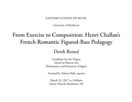 Henri Challan's French Romantic Figured-Bass Pedagogy
