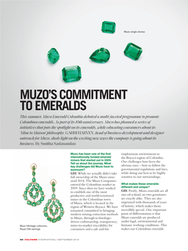 Muzo's Commitment to Emeralds