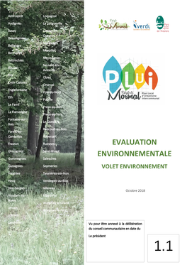 Evaluation Environnementale