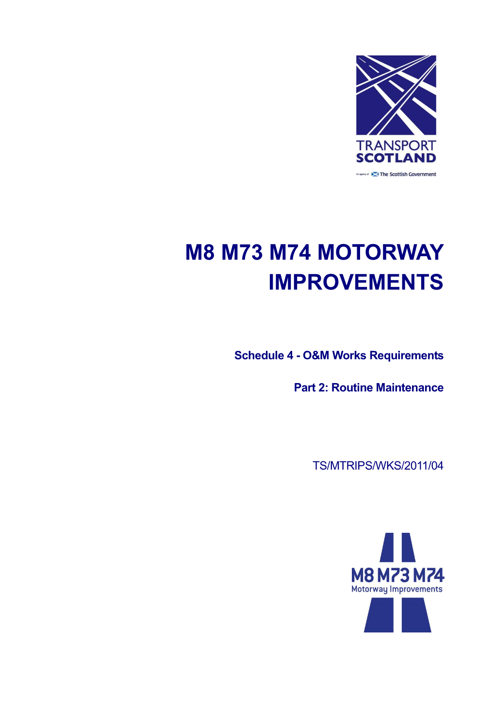 M8 M73 M74 Motorway Improvements