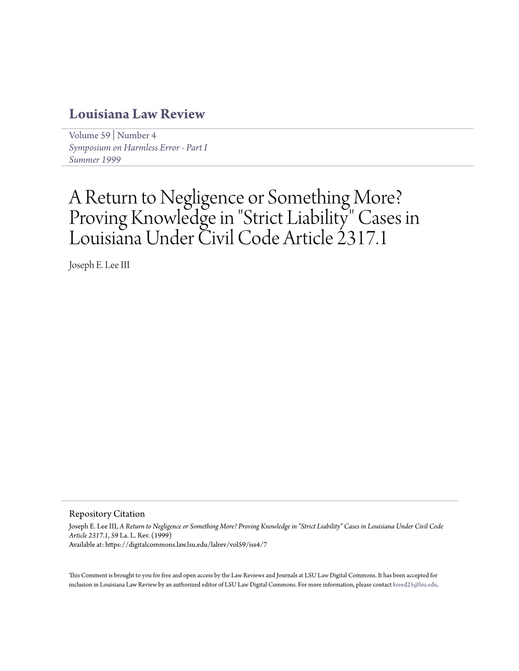 strict-liability-cases-in-louisiana-under-civil-code-article-2317-1