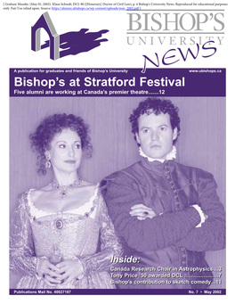 Bishop's at Stratford Festival