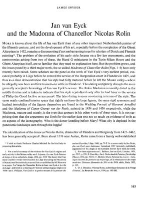 163 Jan Van Eyck and the Madonna of Chancellor Nicolas Rolin