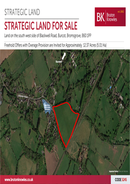 Strategic Land for Sale