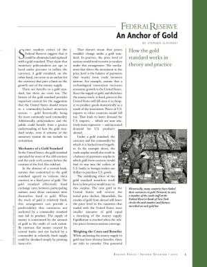 An Anchor of Gold
