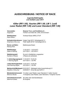 Und Laser Standard (RR 1.00)