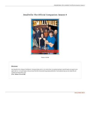 Download Ebook Smallville: the Official Companion: Season 4 # GM2RWK5QFL2L