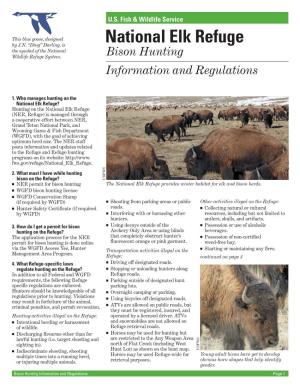 National Elk Refuge Bison Hunting