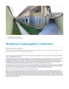 Honduras Comayagüela Conference