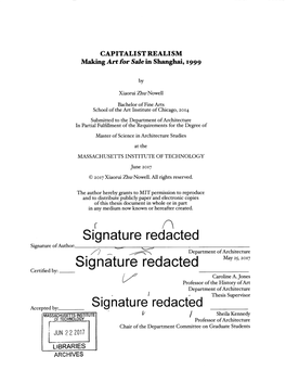 Signature Redacted Signature of Author: Z/1" Department of Architecture Signature Redact Ed May.25,207 Certified By: Caroline A