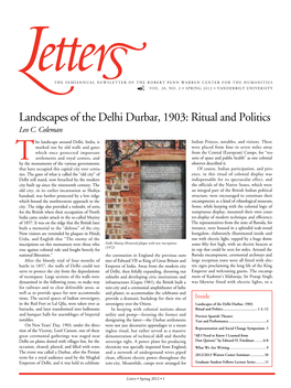 Landscapes of the Delhi Durbar, 1903: Ritual and Politics Leo C