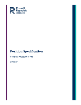 Position Specification
