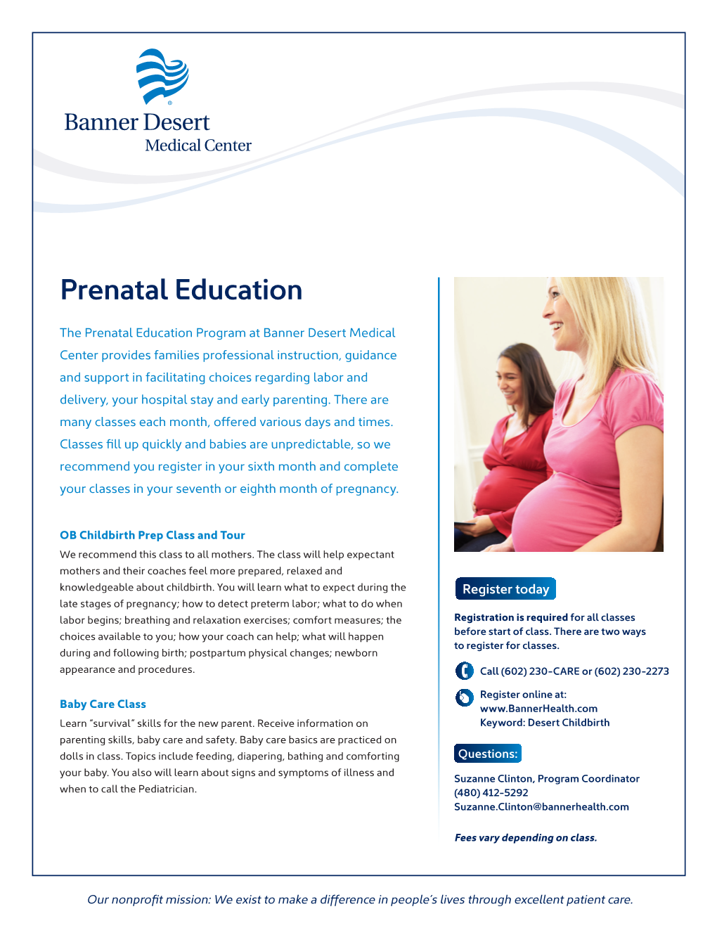 Prenatal Education – Banner Desert