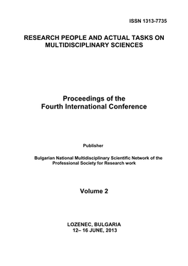 Proceedings of the Fourth International Conference
