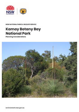 Kamay Botany Bay National Park Planning Considerations