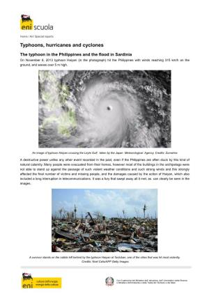 Download "Typhoons, Hurricanes and Cyclones" Pdf File