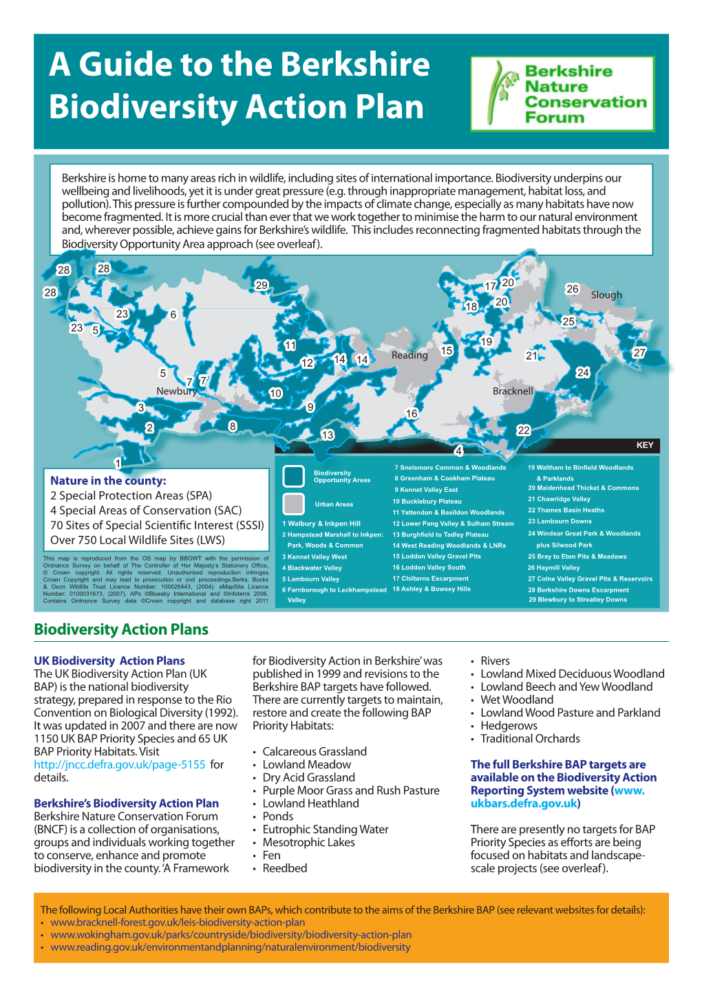 A Guide to the Berkshire Biodiversity Action Plan - DocsLib