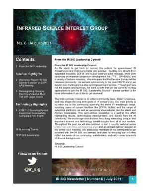 Infrared Science Interest Group
