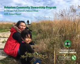 Volunteer Community Stewardship Program in Chicago Park District’S Natural Areas 2019 Annual Report