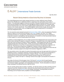 International Trade Controls