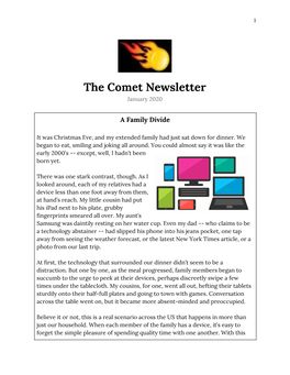 The Comet Newsletter January 2020