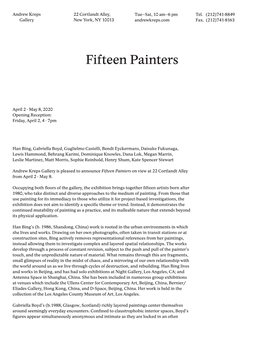 Fifteen Painters