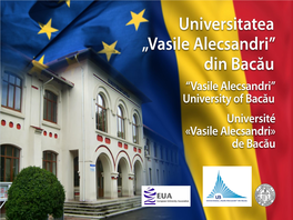 “Vasile Alecsandri” University of Bacau,Romania