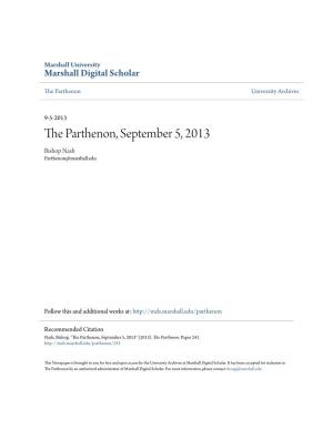 The Parthenon, September 5, 2013