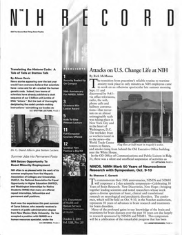 October 2, 2001, NIH Record, Vol. LIII, No. 20