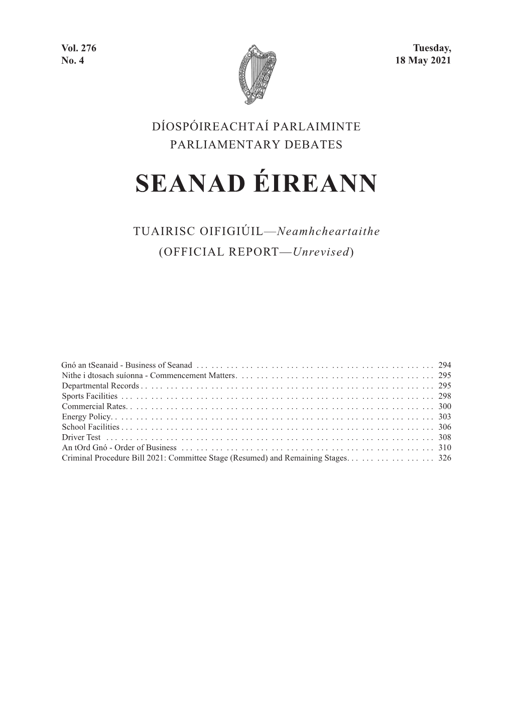 Seanad Éireann