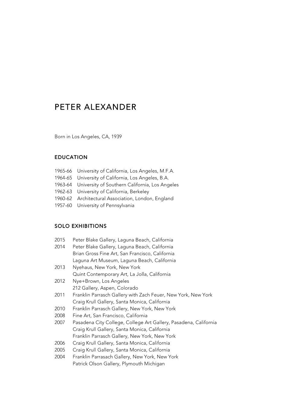 Peter Alexander