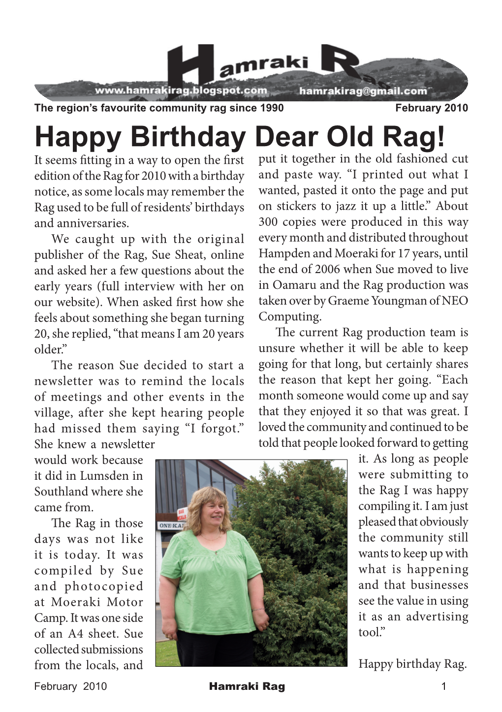 Happy Birthday Dear Old Rag!