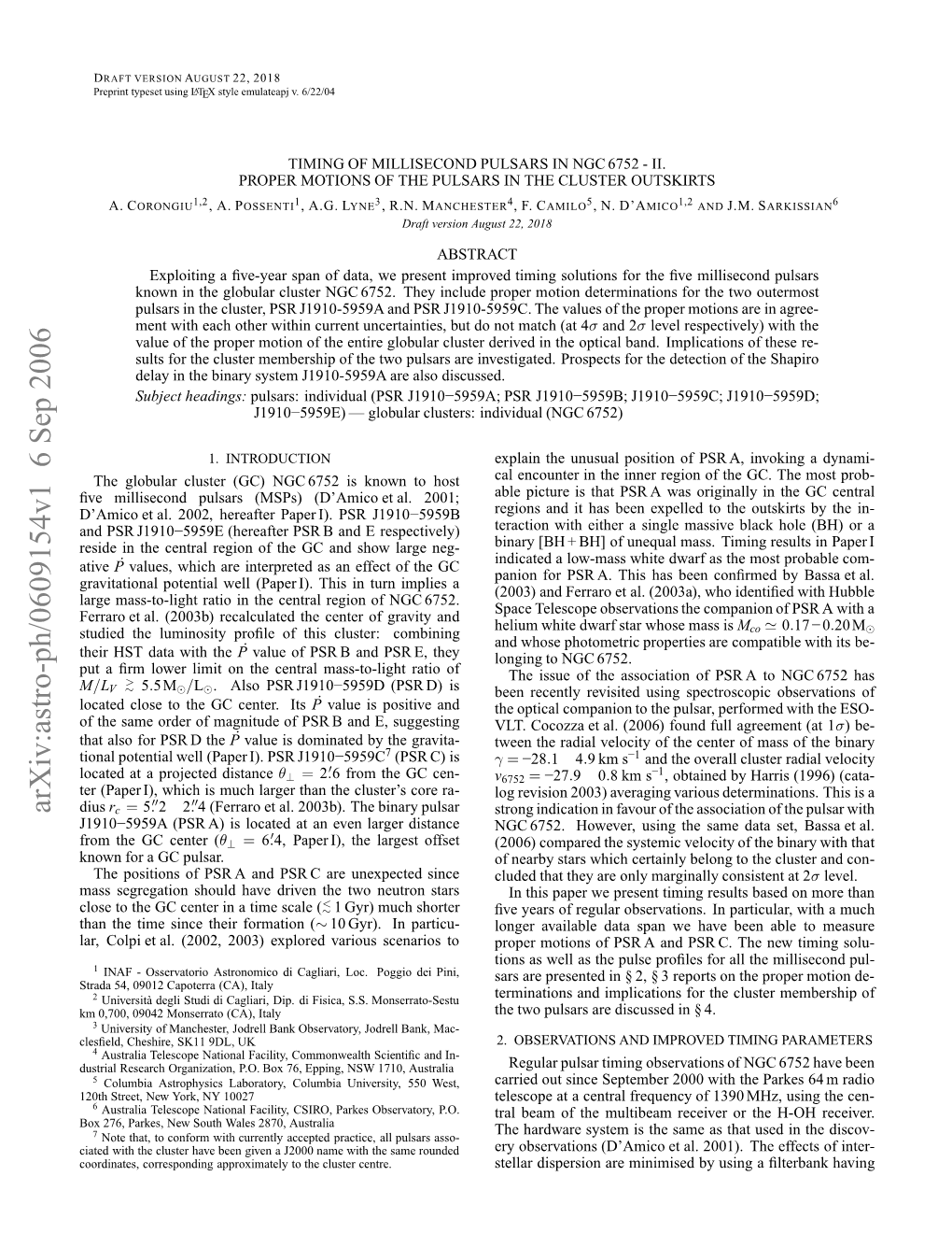 Timing of Millisecond Pulsars in NGC 6752-II. Proper Motions of The