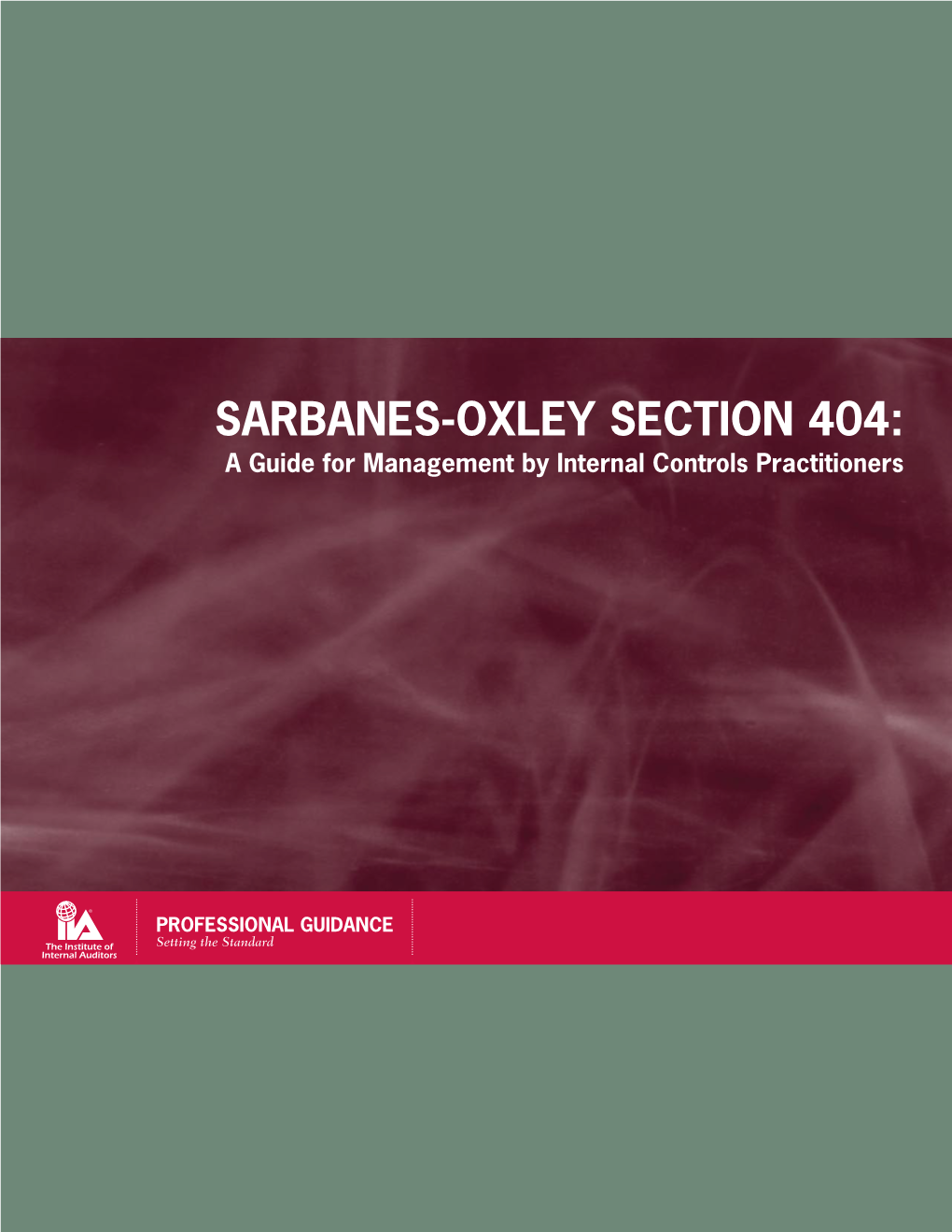 Sarbanes-Oxley Section 404