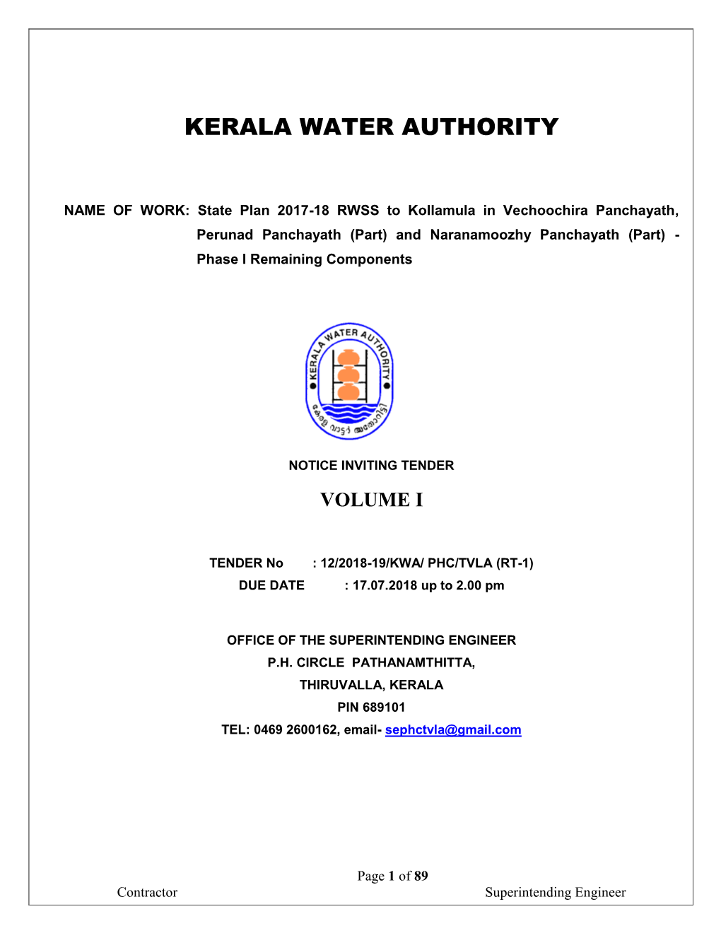 Kerala Water Authority