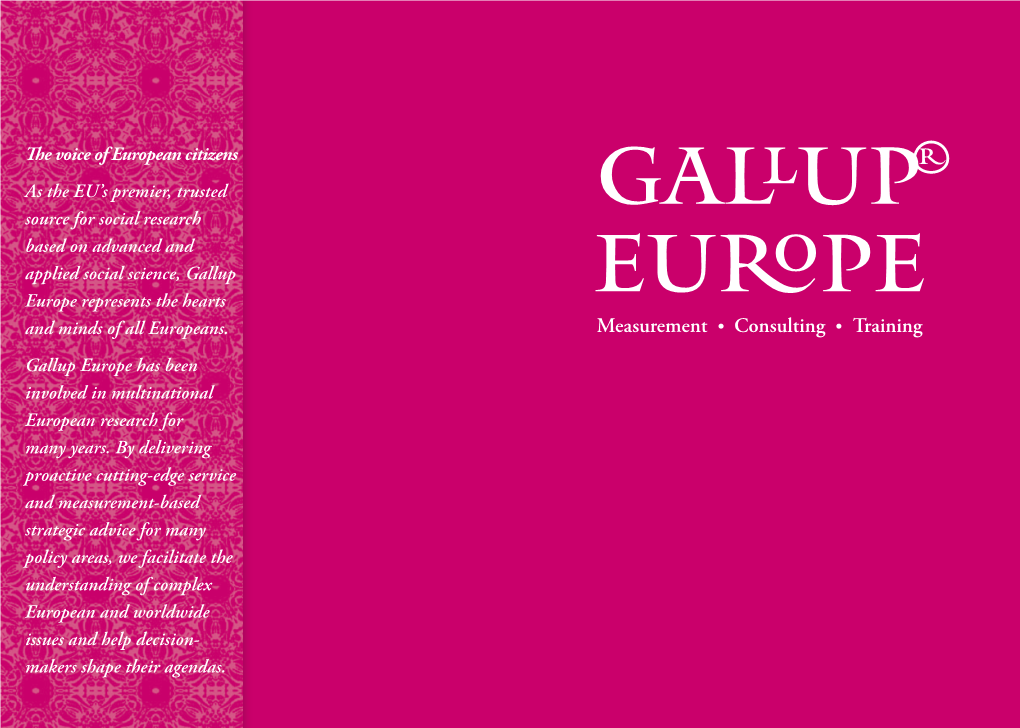 Gallup Brochure