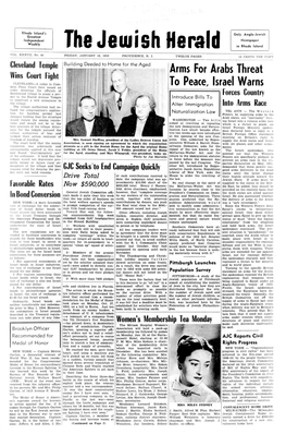 The Jewish Herald in Rhode Island VOL