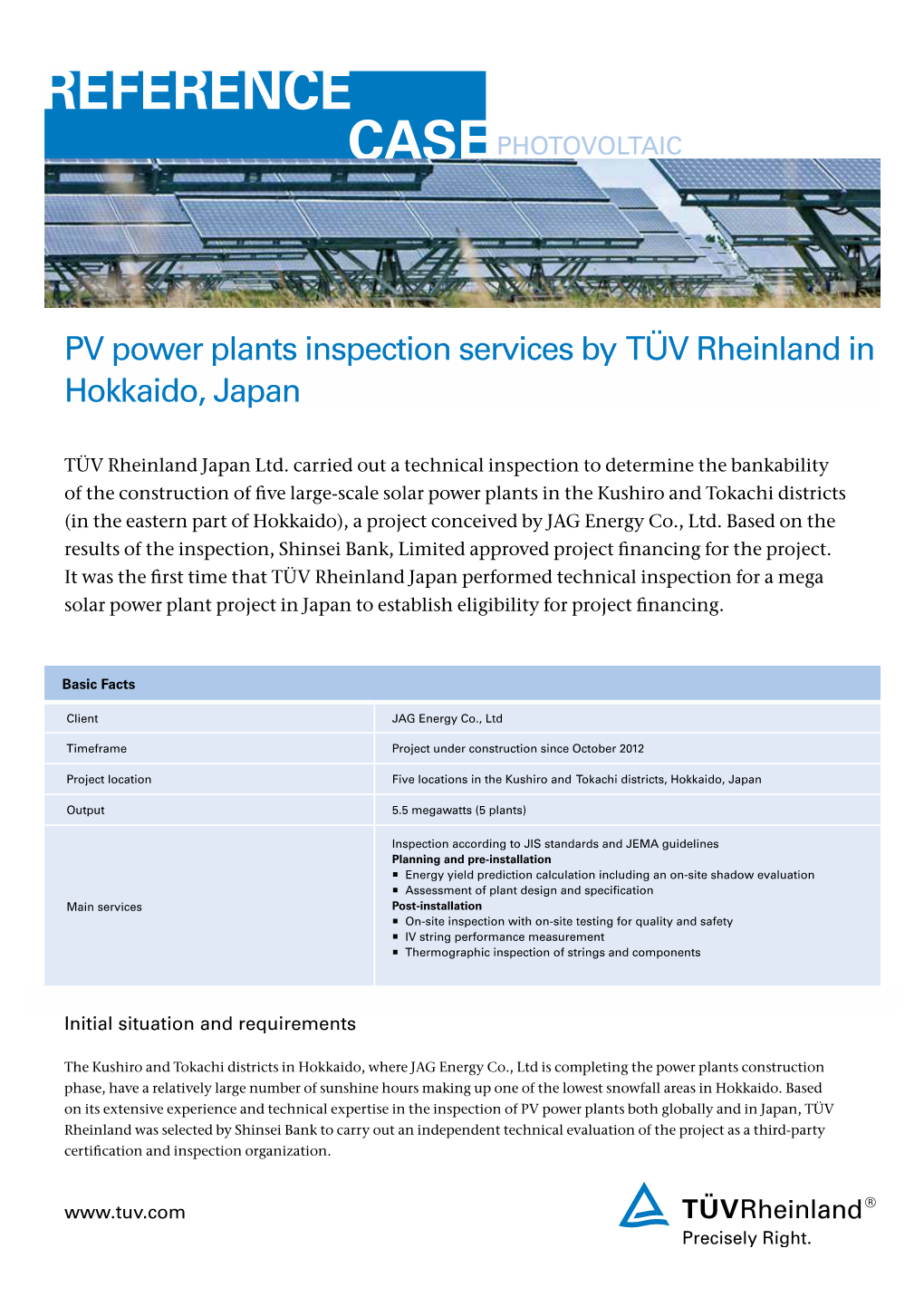PV Power Plant Inspection in Hokkaido – Japan