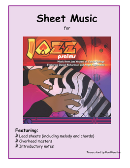 Jazz Psalms Sheet Music