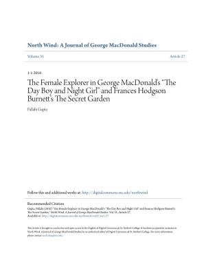 The Female Explorer in George Macdonaldâ•Žs Â•Œthe Day Boy