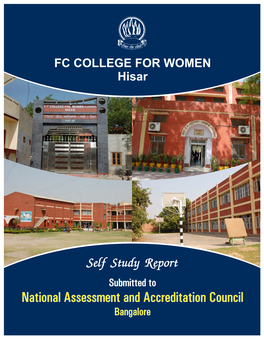 Self Study Report National Assessment and Accreditation