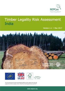 Timber Legality Risk Assessment India