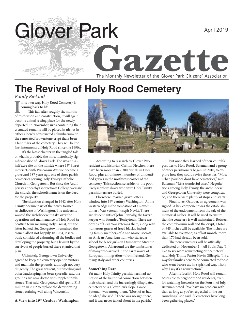 Glover Park Gazette April