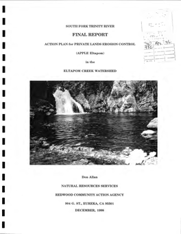 I I I I I I I I I Don Allan I NATURAL RESOURCES SERVICES REDWOOD COMMUNITY ACTION AGENCY