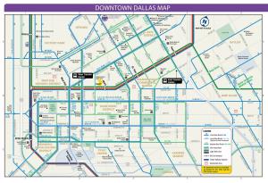 DOWNTOWN DALLAS MAP 1 2 3 4 5 HARRY HINES BLVD to West Village and 21,31,36, Winspear Opera House 205 202 205,206,210 Cityplace Station Morton H