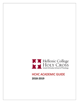 Hchc Academic Guide 2018‐2019 2